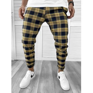 Pantaloni barbati casual in carouri 12119 B3-2.1