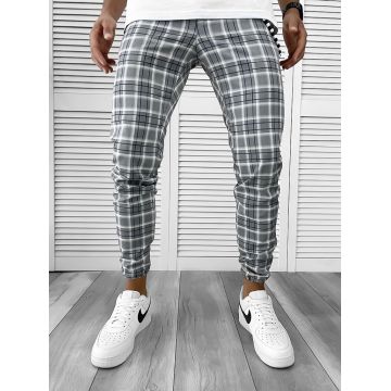 Pantaloni barbati casual in carouri 12122 i7-3.2**