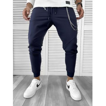 Pantaloni de trening bleumarin conici 12111 81-5