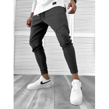 Pantaloni de trening gri conici 12107 D5-5.2