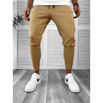 Pantaloni de trening maro conici 12205 D3-5.1