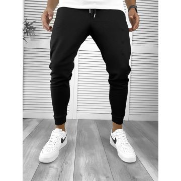 Pantaloni de trening negri conici 12205 D3-2.2