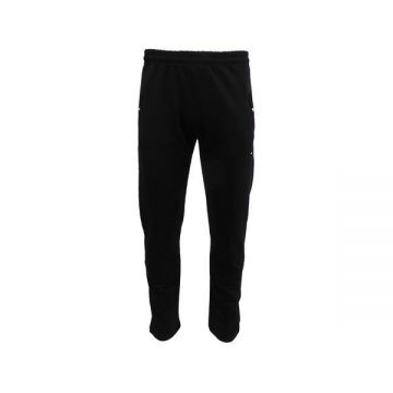 Pantaloni trening barbat, culoare neagra, 2 buzunare laterale si un buzunar la spate cu fermoare, S - Univers Fashion