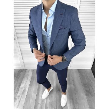 Sacou barbati slim fit 876 D3-4.4