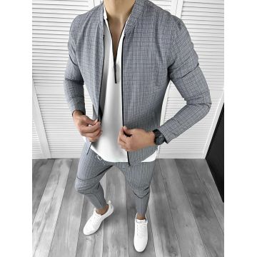 Trening barbati slim fit Pantaloni + Hanorac 11803 O2-1.2