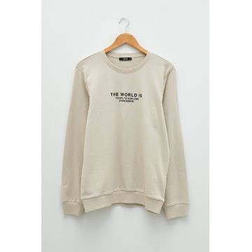 Bluza sport cu imprimeu text