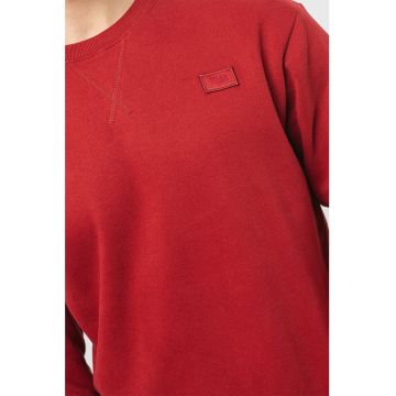 Bluza sport din amestec de bumbac cu decolteu la baza gatului Classic