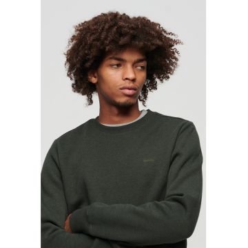 Bluza sport din amestec de bumbac cu decolteu la baza gatului Essential