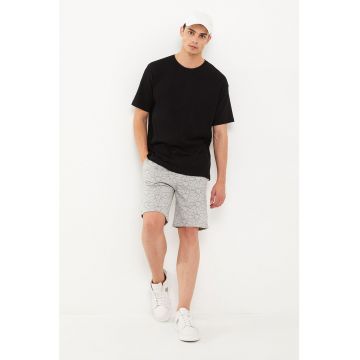 Pantaloni scurti de bumbac cu model