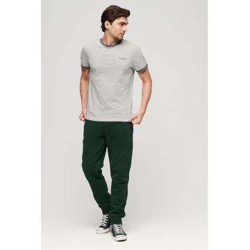 Pantaloni sport din amestec de bumbac cu snur Essential