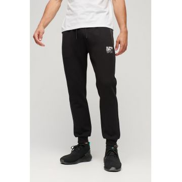 Pantaloni sport din amestec de bumbac Gymtech