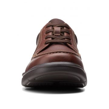 Pantofi de piele cu insertii de material texil Bradley