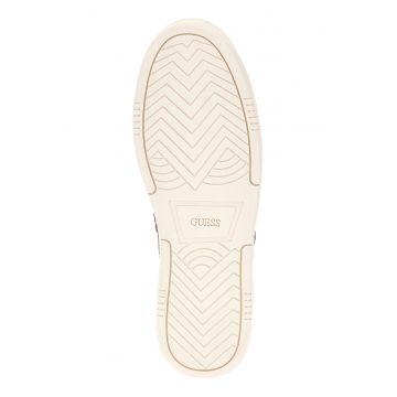 Pantofi sport cu detalii de piele si monograma