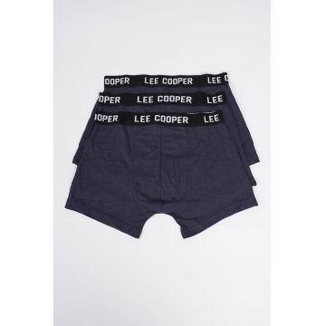 Set de boxeri cu banda elastica - 3 perechi - Albastru ultramarin