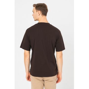 Tricou din bumbac cu imprimeu logo Carl