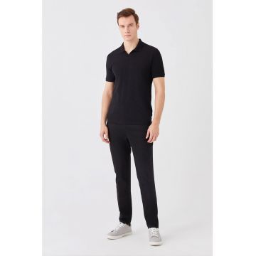 Tricou polo din bumbac pique