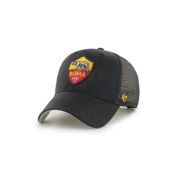 47brand șapcă AS Roma culoarea negru, cu imprimeu ITFL-BRANS01CTP-BKC