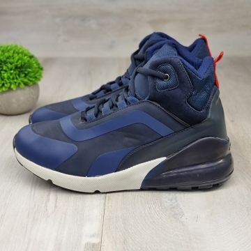 Sneakersi Barbat Bleumarin Cu Siret Ianton