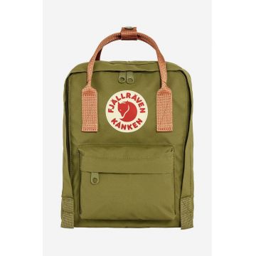 Fjallraven rucsac Kanken Mini culoarea verde, mic, cu imprimeu F23561.631.241-241