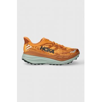 Hoka pantofi de alergat Stinson 7 culoarea portocaliu