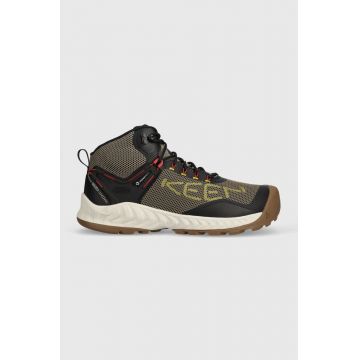 Keen pantofi Nxis Evo Mid barbati, culoarea verde