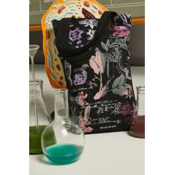 Medicine geanta de bumbac culoarea negru Medicine geanta de bumbac culoarea negru