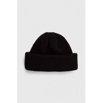 New Era caciula culoarea negru, din tricot gros