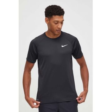 Nike tricou de antrenament culoarea negru, neted