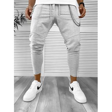 Pantaloni de trening gri conici 12236  O2-4.3