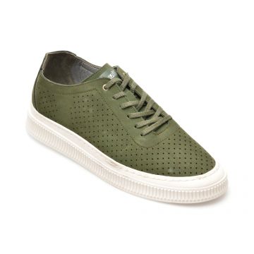 Pantofi AXXELLL verzi, CVK2810, din nabuc