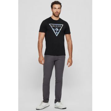Tricou cu imprimeu logo holografic