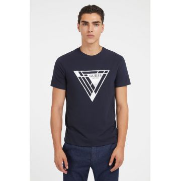 Tricou cu imprimeu metalizat