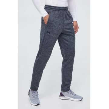 Under Armour pantaloni de trening Twist culoarea gri, melanj