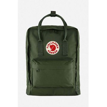 Fjallraven rucsac Kanken culoarea verde, mare, cu imprimeu F23510.660-660