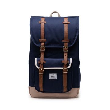 Herschel rucsac 11390-05917-OS Little America Backpack culoarea bej, mare, neted