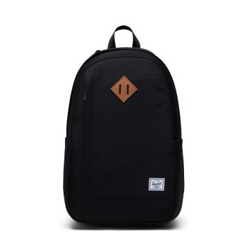 Herschel rucsac Seymour Backpack culoarea negru, mare, neted