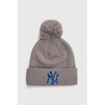 New Era caciula culoarea gri, NEW YORK YANKEES