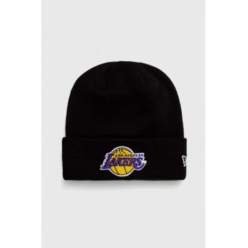 New Era caciula culoarea negru, LOS ANGELES LAKERS