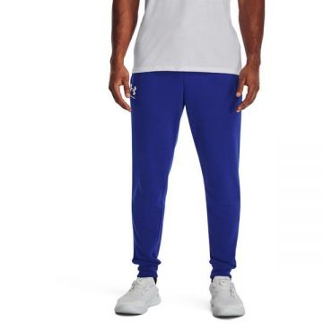 Pantaloni barbati Under Armour Rival Terry 1380843-400, M, Albastru