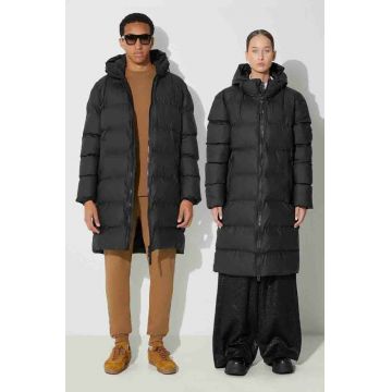 Rains geaca 15130 Jackets culoarea negru, de iarna