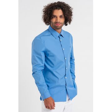 Camasa de bumbac cu logo brodat