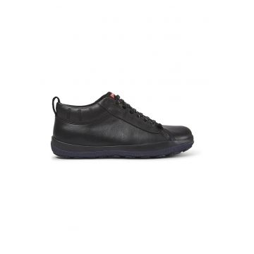 Pantofi sport din piele cu detalii logo Peu