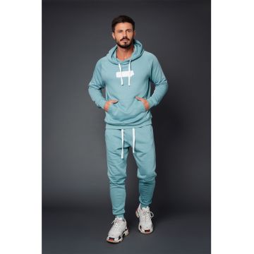 Set de pantaloni sport si hanorac din amestec de bumbac