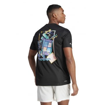 Tricou cu imprimeu pentru tenis Court Sport