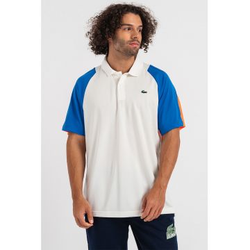 Tricou polo cu maneci raglan