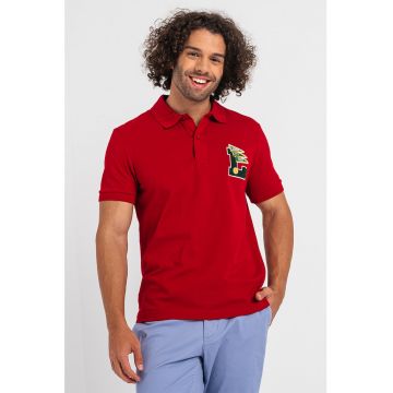 Tricou polo din bumbac pique