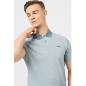 Tricou polo regular fit din pique Peoxford