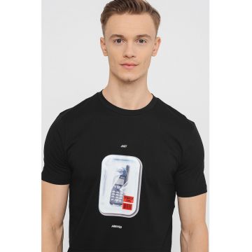 Tricou regular fit cu imprimeu foto TeFragile