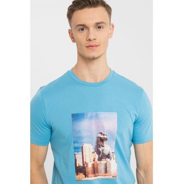 Tricou regular fit cu imprimeu foto TeFragile