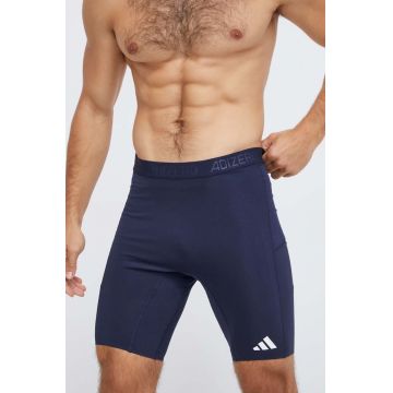adidas Performance pantaloni scurți de alergare Adizero Lite culoarea albastru marin